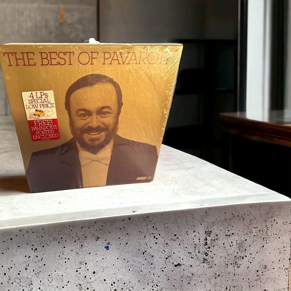 THE BEST OF PAVAROTTI 4x LP BOX SET PAV2009 12" VINYL RECORD New Sealed